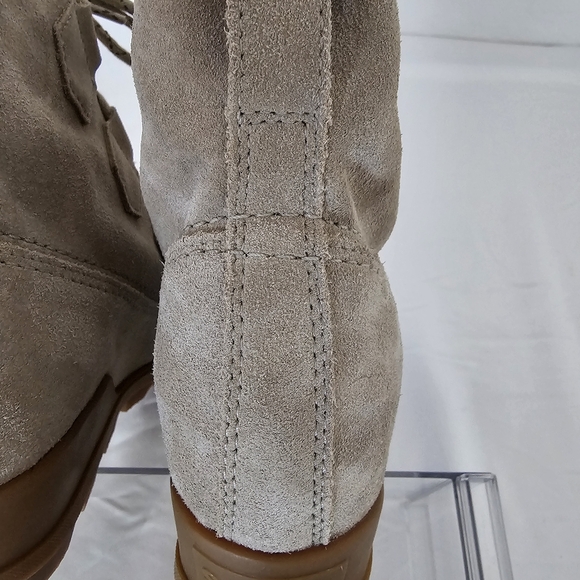 Sorel Evie Lace-Up Wedge Boots Women's Size 8 Waterproof Suede - Picture 7 of 13